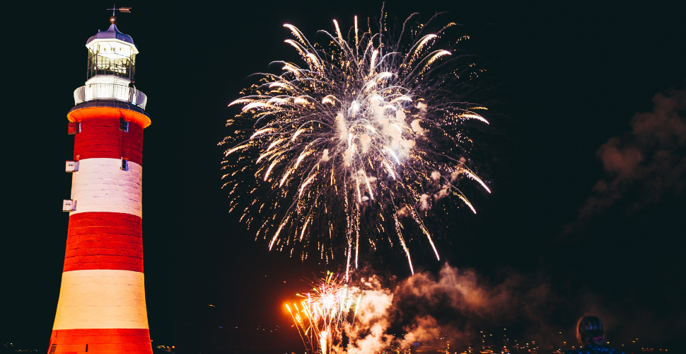 British Firework Championships on Plymouth Hoe